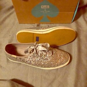 keds x kate spade ny champion glitter sneakers